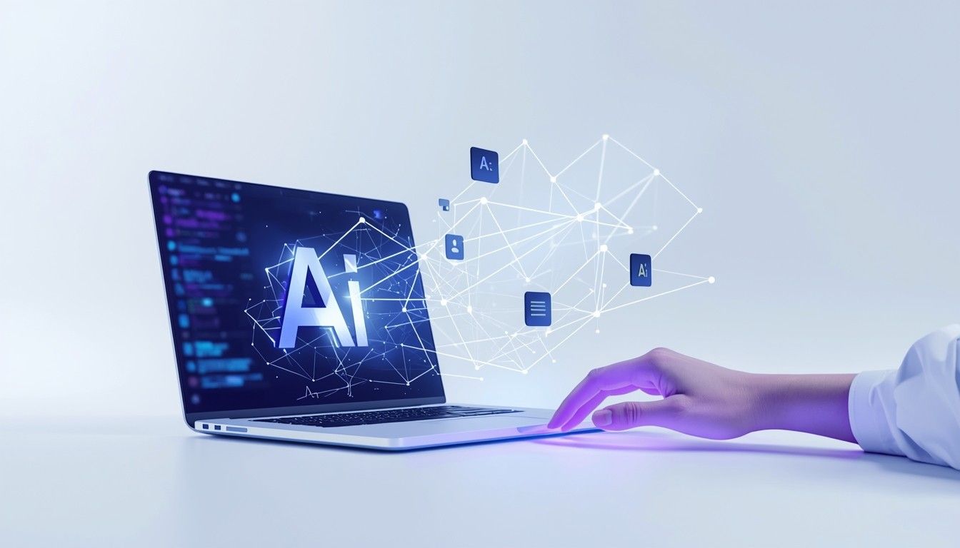 How to become a prompt engineer in 2026 showing AI prompt engineering workflow on a laptop